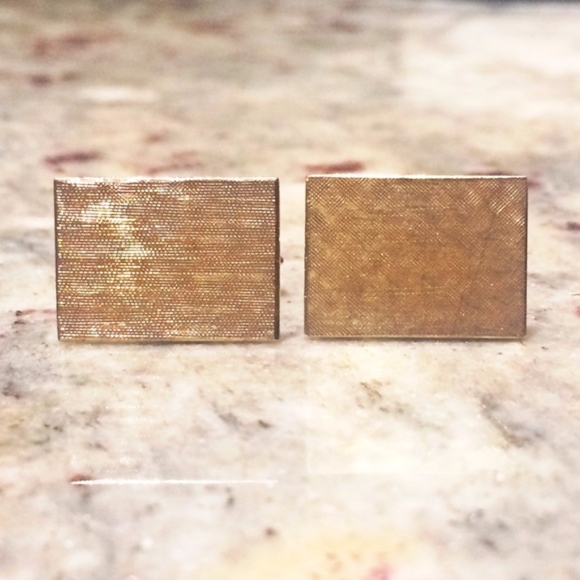 swank Other - Swank Mens Gold Vintage Cuff Links